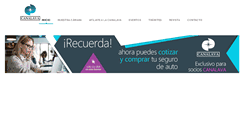Desktop Screenshot of canalava.org.mx